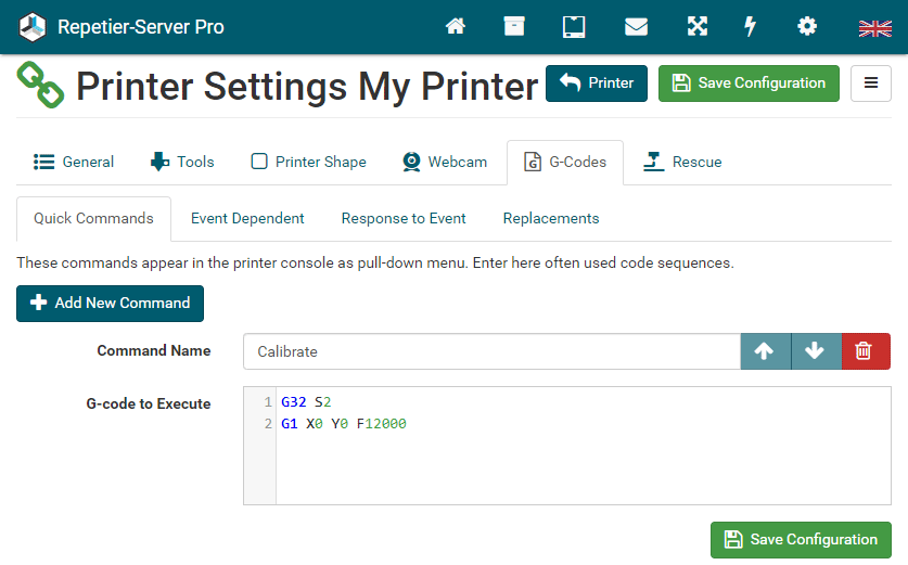 repetier server power supply script