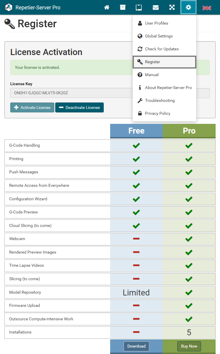 Repetier-Server Manual